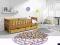 Łóżko parterowe Gucio pod materac 80x160 + KOKOS