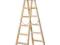 Drabina drewniana rozstawna 2x9