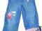 ŚWINKA PEPA ! świetne roll-up jeansy 110 cm