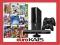 KONSOLA XBOX 360 250GB E KINECT + 50 GIER 2 PADY