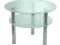 STOLIK SZKLANY STÓŁ ŁAWA SZKLANA - MODEL  KOŁO III