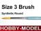 PĘDZEL PĘDZELKI Modelarskie ITALERI nr 3 okrągły