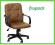 Fotel biurowy eko skóra kółka gumowane 3 kolory