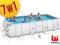 7w1 BASEN OGRODOWY 549x274cm DUŻY ZESTAW 7w1 56223