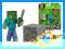 MINECRAFT ZOMBIE RUCHOMA FIGURKA + AKCESORIA