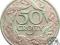 GG, 50 groszy, 1938, niklowana, st.2/2-