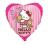 Balon foliowy Hello Kitty z misiami urodziny 45 cm