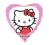 Balon foliowy Hello Kitty urodziny party 45 cm