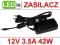 Zasilacz typu desktop 12V 3,5A  42W przewód Tani!
