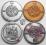 Polska medale serii królewskiej lot 4 szt. st.1