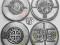 Polska medale serii królewskiej lot 4 szt. st.1