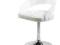 Krzesło LAMPKIN białe obrotowe zgrabne LIVING ART