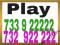 ---732 9 22222- 732 922 222---ZŁOTY NUMER PLAY!!!