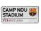 FC Barcelona Tabliczka Camp Nou Stadium 1429