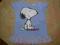 H&amp;M Snoopy niebieska sukienka LATO roz. 86