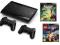 KONSOLA PS3 12GB SUPER SLIM + 2 PADY + 2 GRY PL