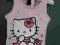 BLUZKA TOPIK H&amp;M R.86/92 HELLO KITTY KORONKA