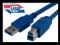 LL9 KABEL DRUKARKOWY USB 3.0 A-B M/M 1,8 m BLUE FV