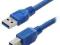 LL9 NOWY KABEL USB 3.0 BLUE A-B M/M 2M SUPER-SPEED