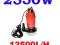 POMPA DO WODY BRUDNEJ SZAMBA 2550W 12500L/H MOCNA