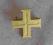 Krzyż Maltański odznaka mosiężna