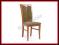 Krzesło drewniane HUBERT 2 j. orzech tapicerka