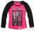 152 Bluzka MONSTER HIGH róż z czarnym A074