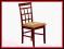 Krzesło drewniane JONNY BIS drewno lite czereśnia