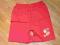 DILLYDALE czerwone bawełniane krótkie spodenki 140