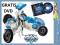 MAX STEEL TURBO MOTOCYKL BOJOWY Wyrzutnia + DVD
