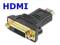 KA3 ADAPTER PRZEJŚCIÓWKA DVI na HDMI FULL HD GOLD
