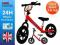Czerwony Rowerek biegowy Kiddimoto JuniorGT Hamule