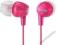 SŁUCHAWKI DOKANAŁOWE SONY MDR EX10LP-P (różowe)