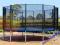 TRAMPOLINA 16FT SIATKA DRABINKA 487cm BĘDZIN