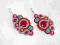 Kolczyki sutasz, soutache, pastelowe, na prezent!!