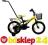 MEXLLER BMX 16 Żółty Rower dziecięcy z kijkiem