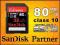 KARTA PAMIĘCI SANDISK SD EXTREME 32GB 80MB/S CL10