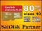 SanDisk MICRO SDHC 16GB EXTREME PLUS CL10 80MB/S