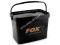 Fox Square Carp Bucket-Czarne wiadro 11.8 litra