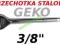 GRZECHOTKA STALOWA GEKO 3/8'' DO NASADEK  MOCNA