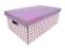 57x33x21,5cm PUDEŁKO POJEMNIK karton FIOLETOWY
