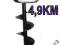 WIERTNICA SPALINOWA ŚWIDER 4,9KM DEMON 20/80CM! FV