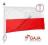 Flaga Polski POLSKA 200x125 duża mocna trwała GAJA