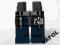 4AFOL LEGO Dark Blue Minifig Legs 970c63pb02