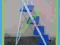 Drabina drabiny stalowa 4 stopniowa Blue Drabina drabiny stalowa 4 stopniowa Blue