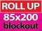 ROLL UP 85x200cm - 2880 dpi FOTO - BLOCKOUT +TORBA