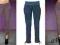 1LU142 RAINBOW PIĘKNE SPODNIE CIĄŻOWE 34 GRANATOWE