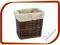 KOSZYKI KOSZYK WIKLINOWY ^ WIKLINA ^17X18X13 CM
