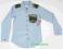 Błękitna koszula,moro EARLY DAYS PRIMARK 12-13 lat