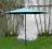 PARASOL OGRODOWY 270 CM ZIELONY Z KORBKĄ